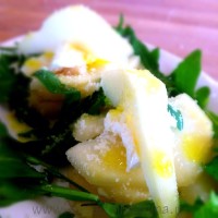 Millefoglie di pere,formaggio e rucola